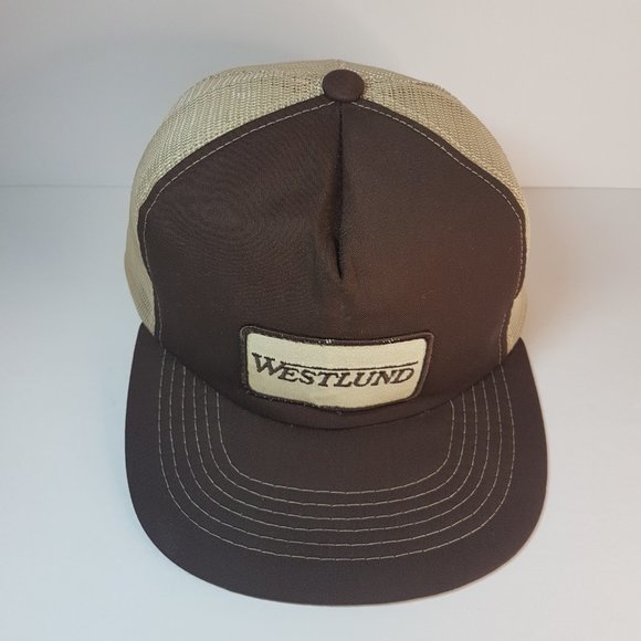 Vintage 70s 80s WESTLUND Hat Snapback Trucker Hat Classic Cap Farmer Baseball - Picture 3 of 15
